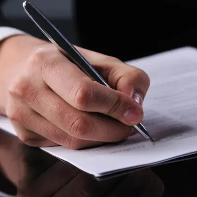 Assinatura do contrato